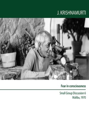 cover image of Fear in  Consciousness
